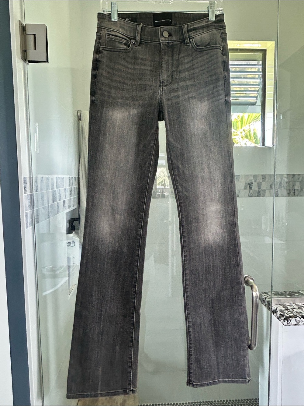 White House Black Market Women's Charcoal Gray Bootcut Jeans